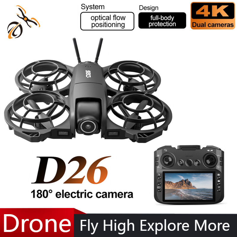 Drone Gimbal - Drone D26 4K Aerial HD 180