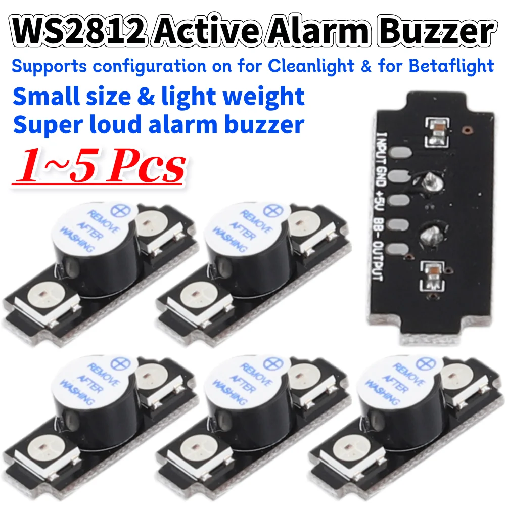 Drone Buzzer - WS2812 Buzzer Alarm Aktif LED RGB