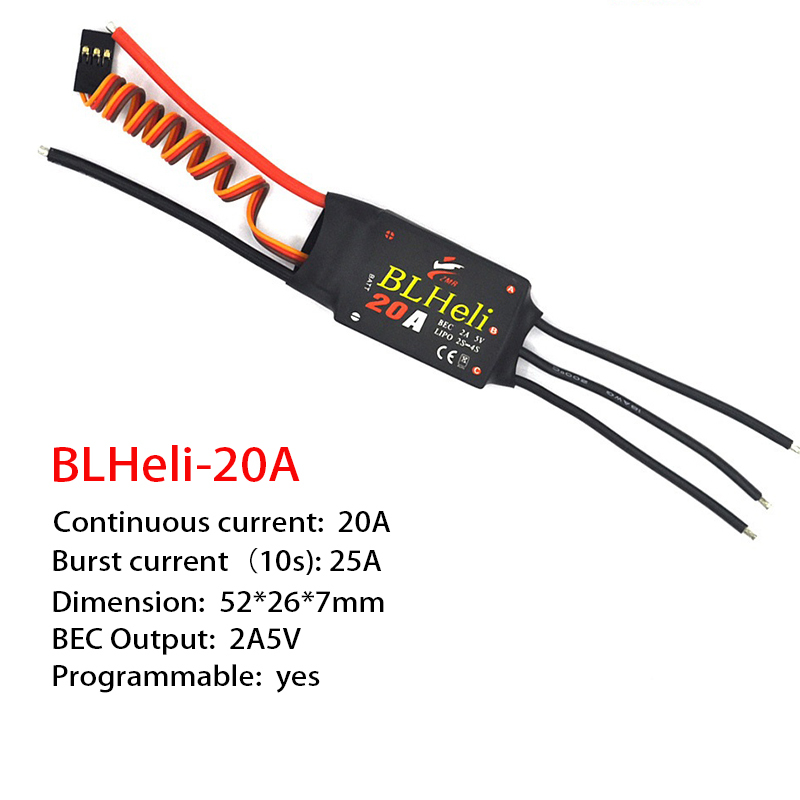 1-3 buah Brushless ESC BLHeli  - Drone Esc ulasan dan harga