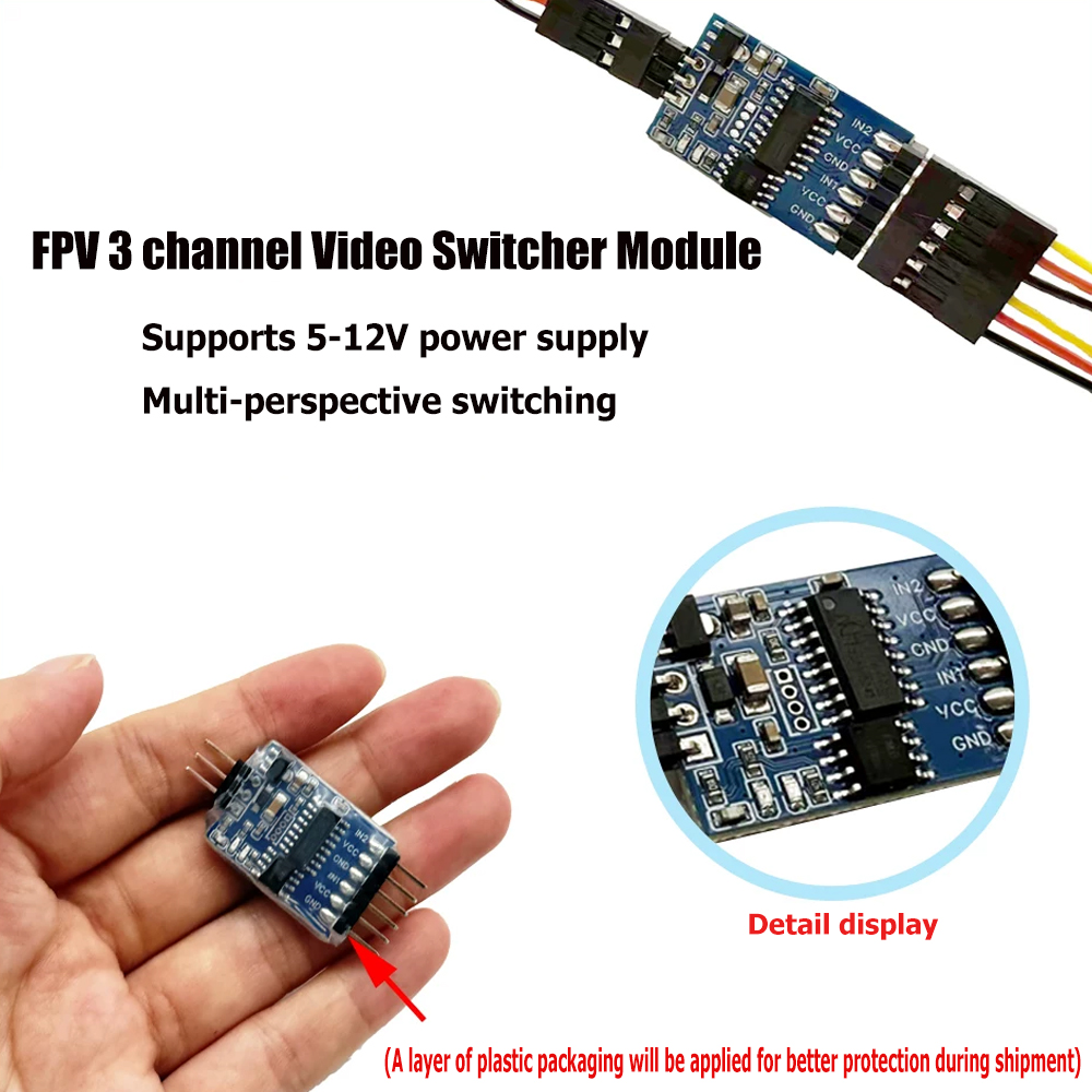Modul Pengalih Video 3 Saluran - Drone Battery ulasan dan harga