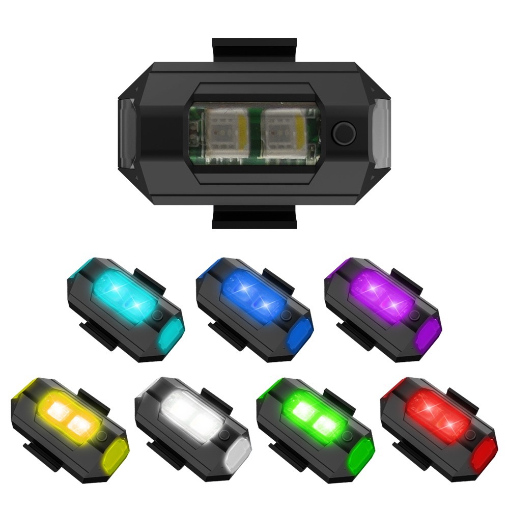 Lampu LED sepeda motor, 1 buah - Drone Led Light ulasan dan harga