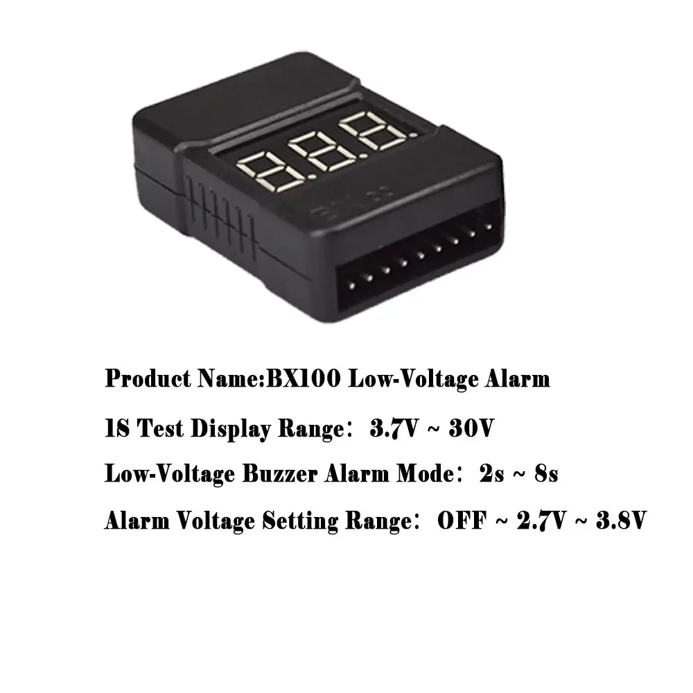 BX100 1-8S Penguji Tegangan Ba - Drone Buzzer ulasan dan harga